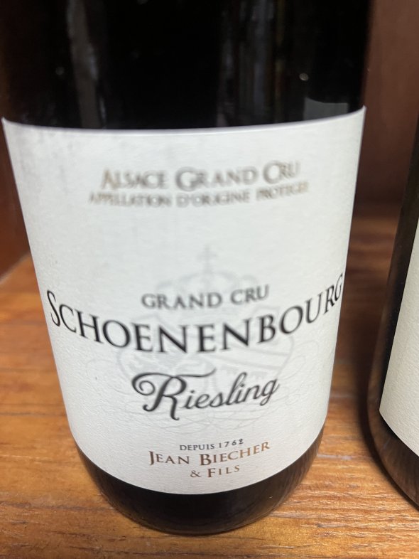 Jean Biecher, Schoenenbourg Grand Cru Riesling, Alsace, Frankrike