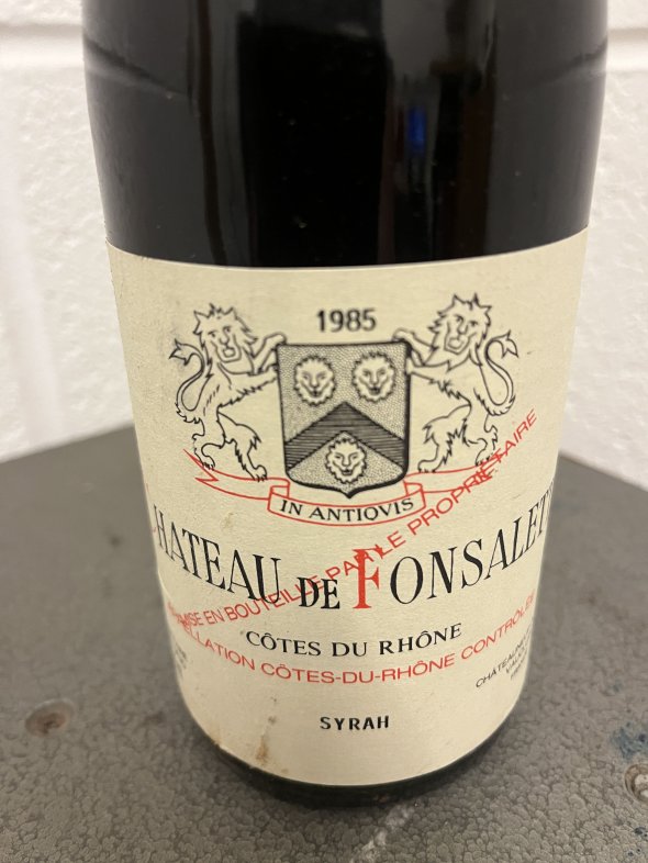 Chateau de Fonsalette, Cotes du Rhone, Syrah 