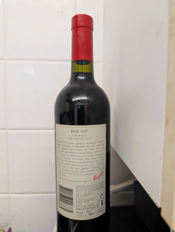 Penfolds, Bin 707 Cabernet Sauvignon, South Australia