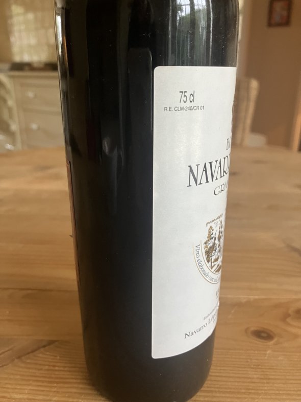 Bodegas Navarro Lopez Gran Reserva