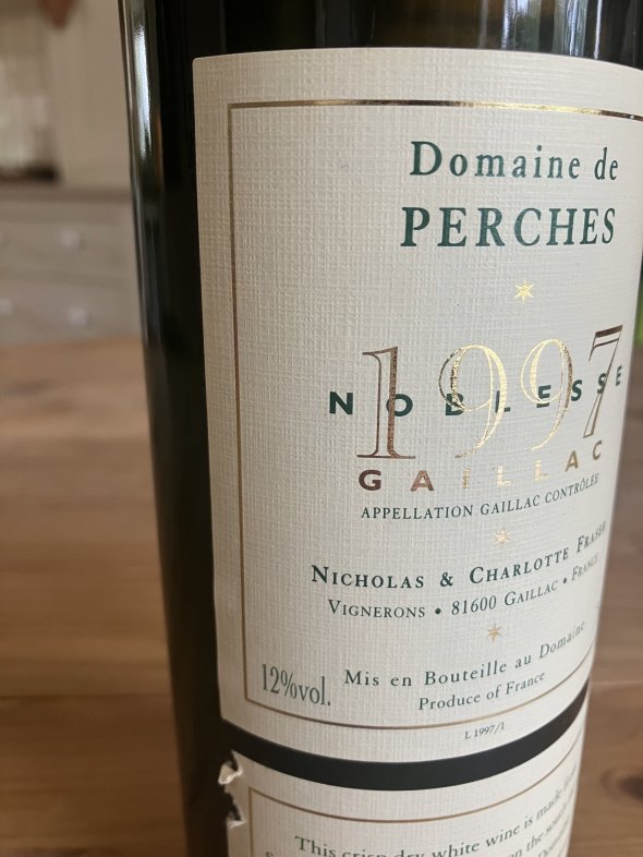Domaine de Perches Noblesse Gaillac 