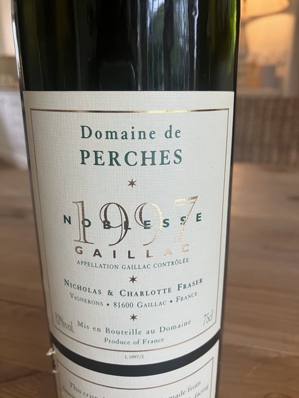 Domaine de Perches Noblesse Gaillac 