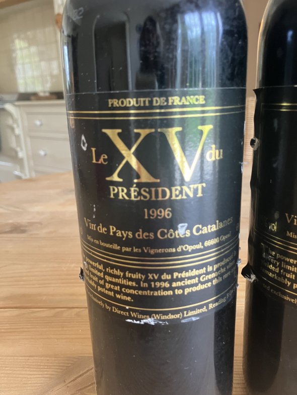 Vin de Pays des Cotes Catalanes, Le XV du President