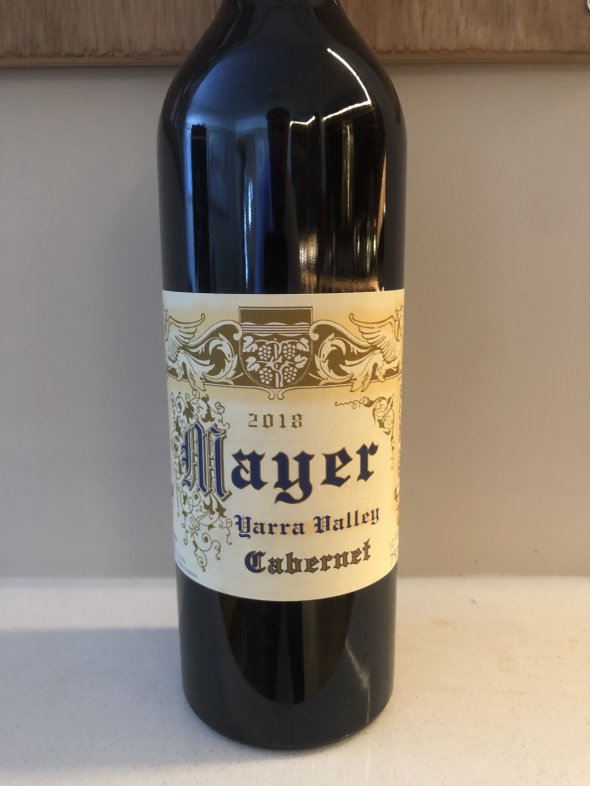 Timo Mayer, Cabernet, Yarra Valley