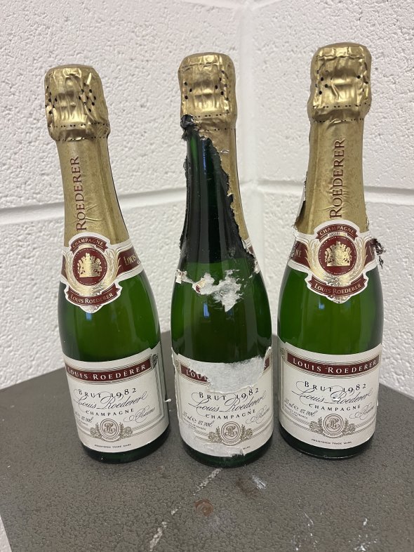 3 X Louis Roederer Vintage 1982 Halves