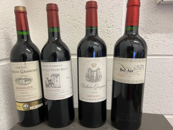 4 X Bots Mixed 2005 Bordeaux