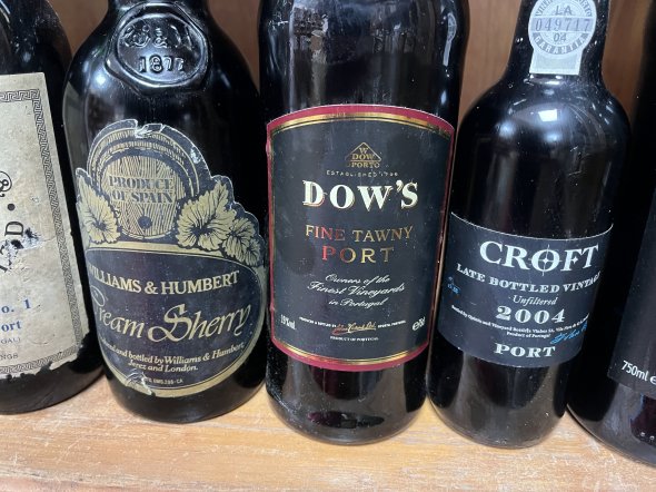 Cellar Clearance Mixed Port & Sherry 6 Bots 1 Half 