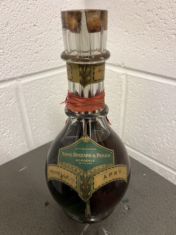 Ultra Rare Marie Brizard 4 Part Decanter 1 Litre? Prunelle,Apry, Cacao,Anisette Liqueur;s 1950/60  