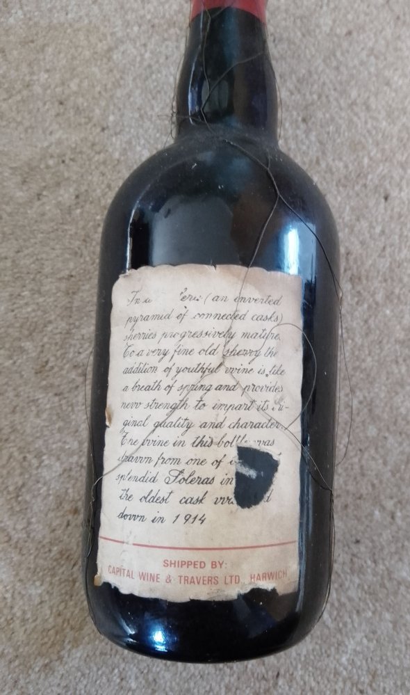 Jose Pemartin & Co, Berisford Solera 1914 Rare Amoroso Cream Sherry