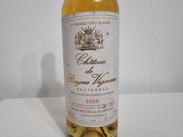 Chateau de Rayne Vigneau Premier Cru Classe, Sauternes