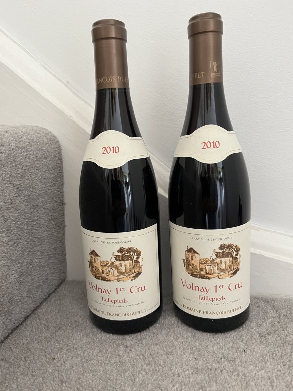 2010 (2 bottles) Domaine Francois Buffet, Volnay Premier Cru, Taille Pieds