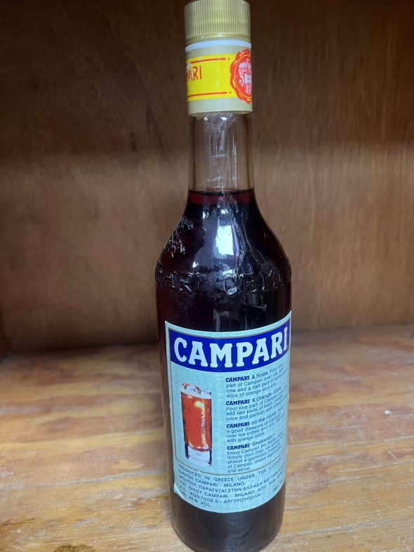 Campari Bitter Bottled 1970s - Greece 75cl / 25%