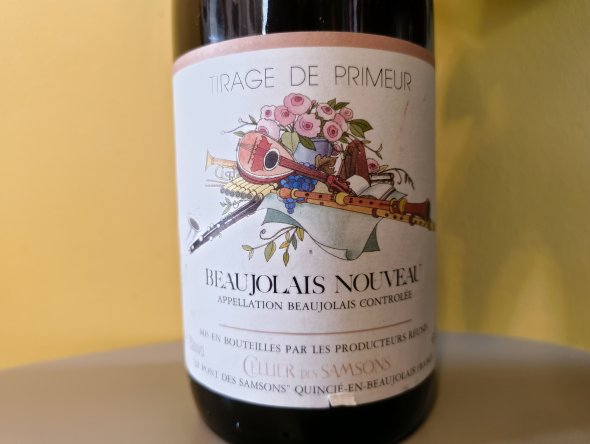 Celliers Des Samsons Beaujolais nouveau 1990