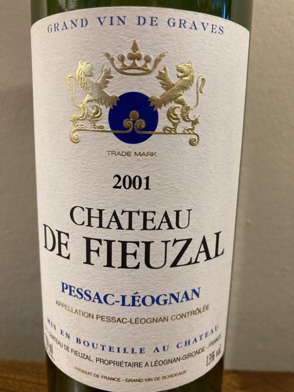 Chateau de Fieuzal blanc, Pessac-Leognan