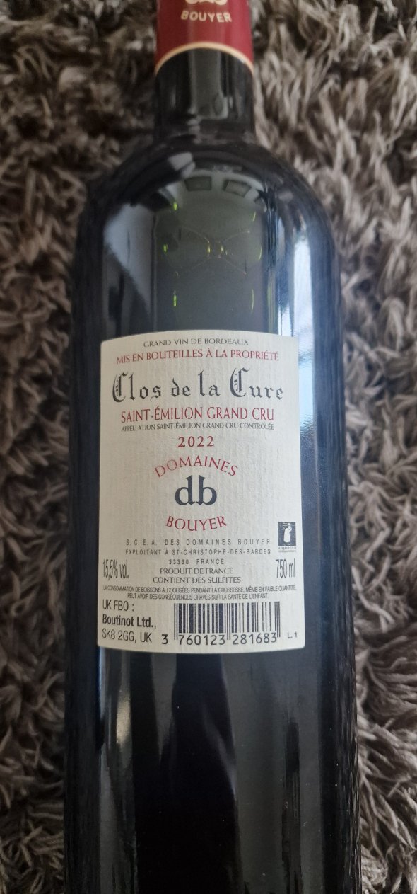 Clos de la Cure, Saint-Emilion Grand Cru