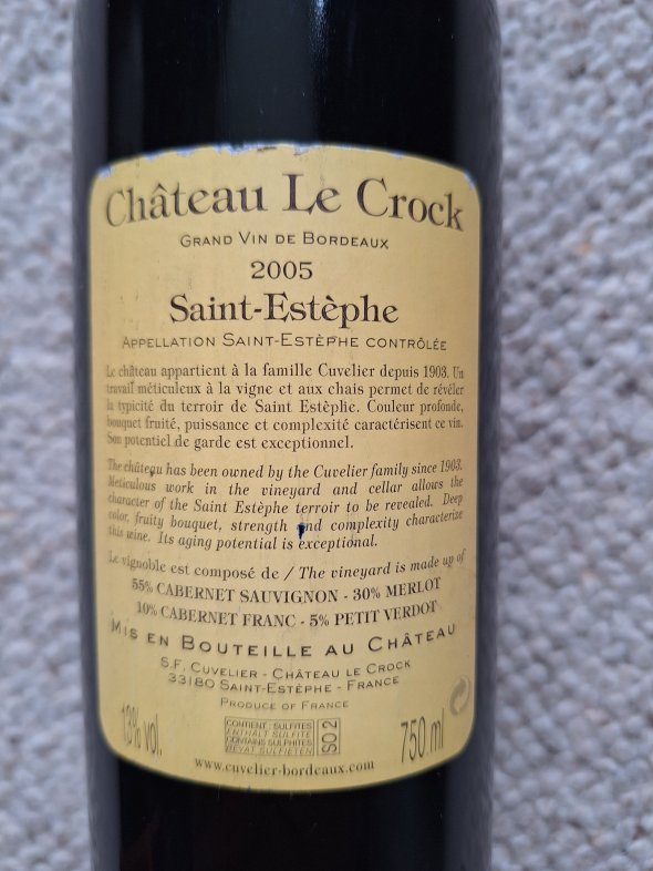 Chateau Le Crock, Saint-Estephe
