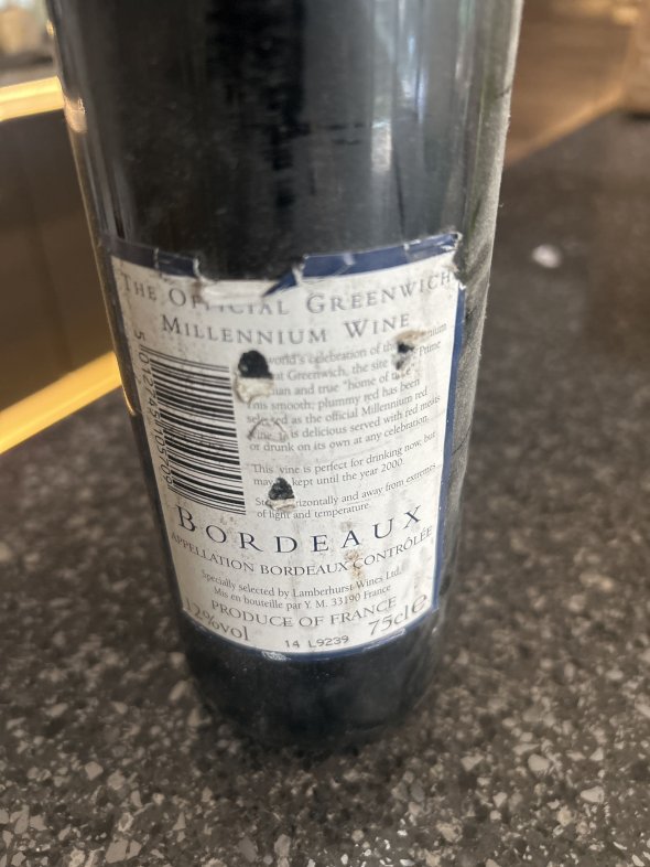 Official Greenwich Millennium Wine 