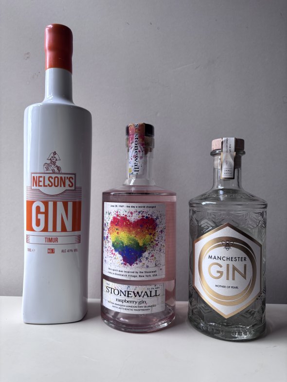 Chose Four from eclectic gin collection