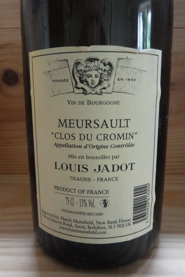 Maison Louis Jadot, Meursault, Clos du Cromin