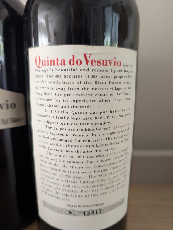 Symington, Quinta do Vesuvio Vintage Port