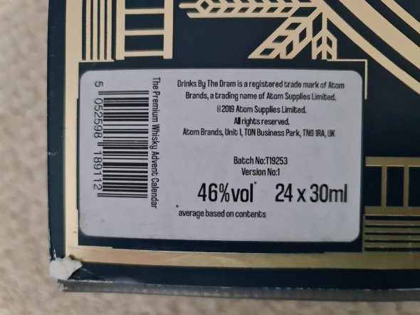 Old Rare Premium Whisky Advent Calendar @ 2019 &pound;6k value inc Tomatin 30y ++