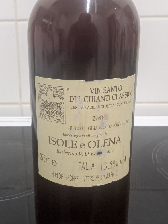 Isole e Olena, Vin Santo del Chianti Classico