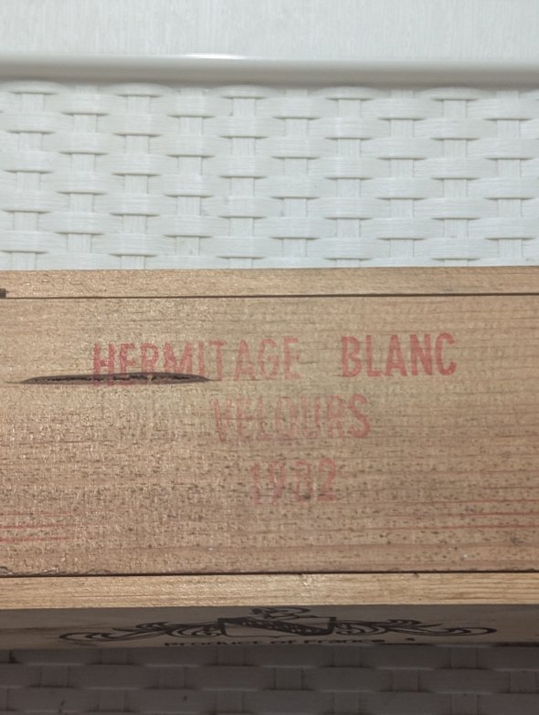 1982 M. Chapoutier Hermitage &ldquo;Velours&rdquo; &ndash; 75cl (Sweet Marsanne) in OWC - VERY RARE