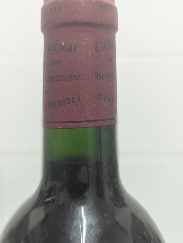 1995 Chateau Beausejour (Duffau-Lagarrosse) Premier Grand Cru Classe B, Saint-Emilion Grand Cru