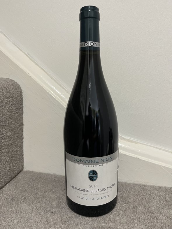2013 Michele et Patrice Rion, Nuits-Saint-Georges Premier Cru, Clos des Argillieres