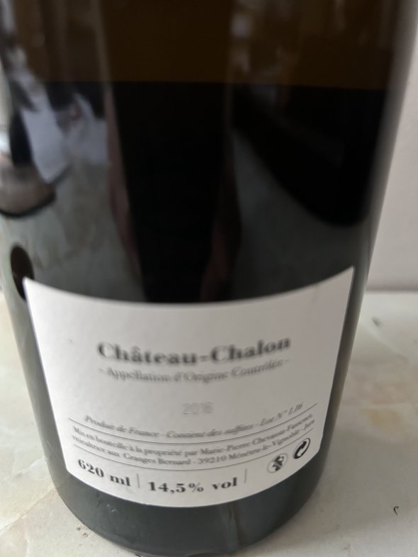Ch&acirc;teau Chalon, Domaine Marie-Pierre Chevassu-Fassenet, Jura
