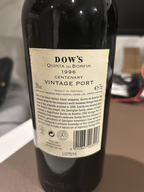 Dow's, Quinta do Bomfim Vintage Port