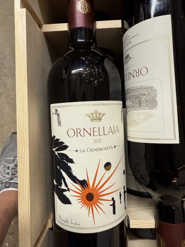 Ornellaia, Bolgheri, generosita 