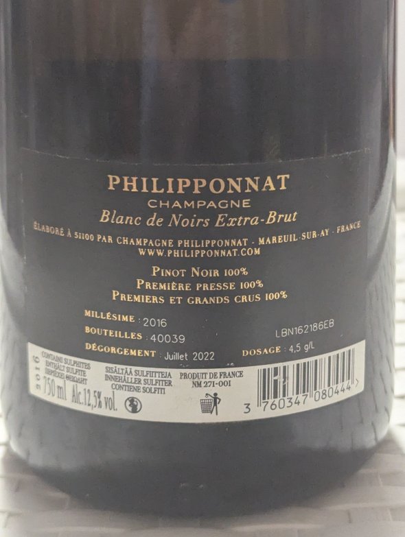 Philipponnat, Blanc de Noirs
