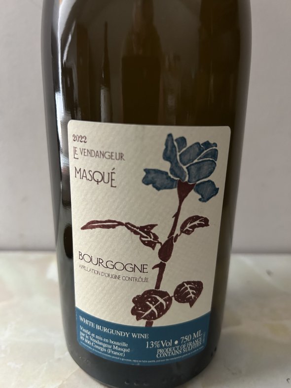 Bourgogne Blanc "Les Vendangeurs Masqu&eacute;s" Alice and Olivier De Moor