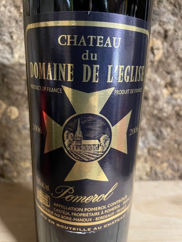 Chateau du Domaine de L'Eglise, Pomerol
