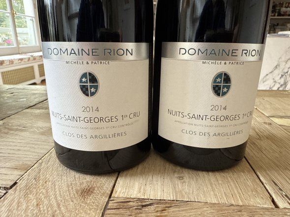 Nuits-St-Georges 1er Cru, Clos des Argillieres, Domaine Rion, Michele & Patrice