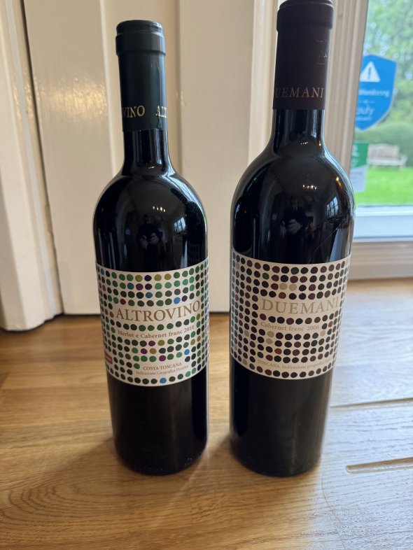 Duemani, Altrovino, Toscana 2010; Duemani, Duemani Toscana 2006