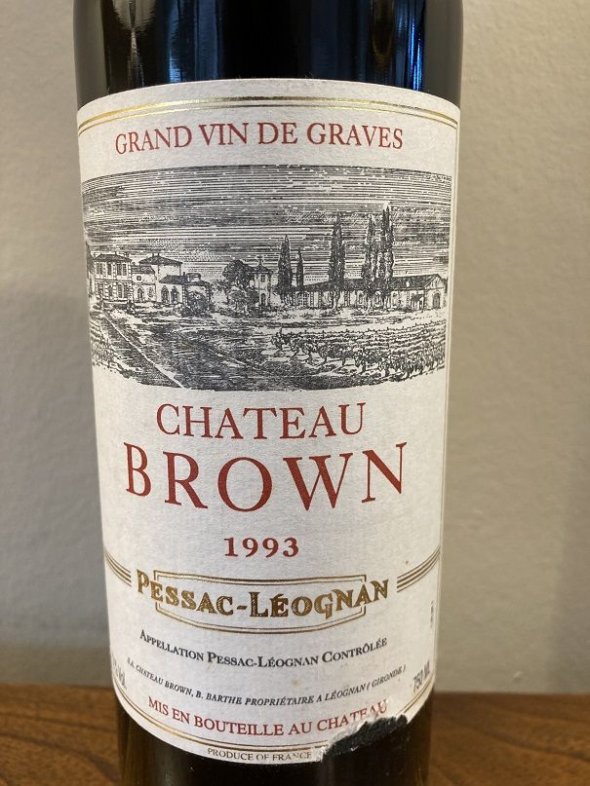 Chateau Brown, Rouge, Pessac-Leognan