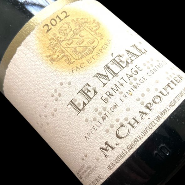 M. Chapoutier, Hermitage, Le Meal Rouge 2012 99points 2 bottles