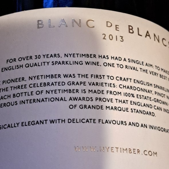 NYETIMBER BLANC DE BLANCS 2013