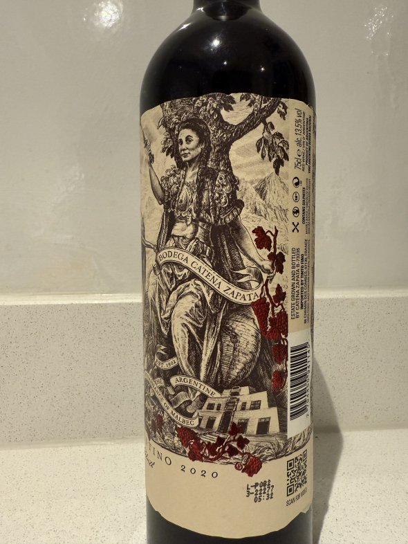 Catena Zapata, Malbec Argentino, Mendoza