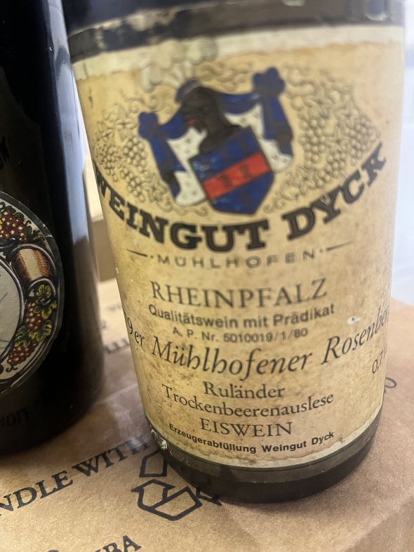 2 X Ultra rare German RED Wine Auslese & Eiswein !!