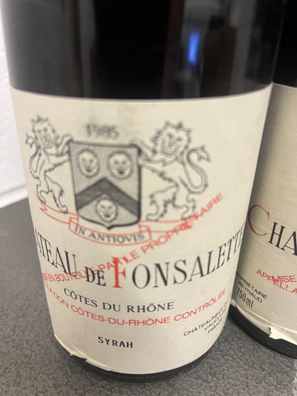 Chateau de Fonsalette, Cotes du Rhone, Syrah