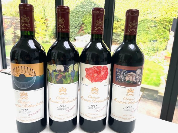 Chateau Mouton Rothschild Premier Cru Classe, Pauillac - vertical