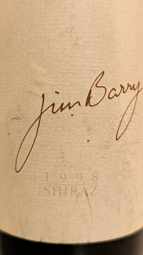 Jim Barry, The Armagh Shiraz, Clare Valley