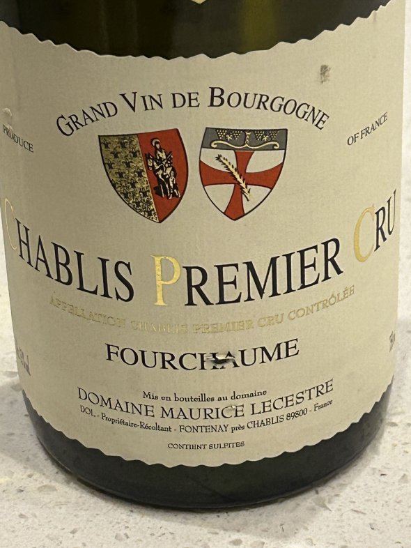 Domaine Maurice Lecestre Chablis Premier Cru 'Fourchaume'