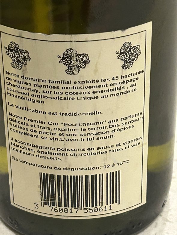 Domaine Maurice Lecestre Chablis Premier Cru 'Fourchaume'