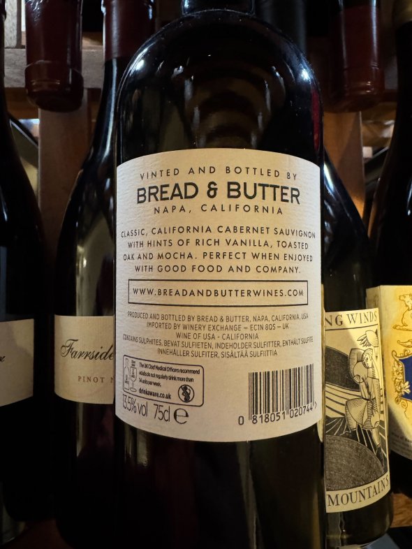 Bread and Butter Cabernet