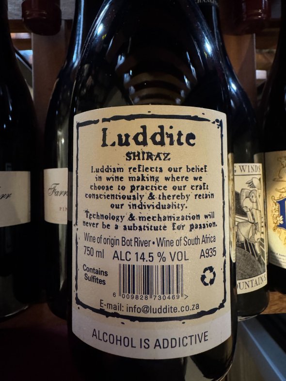 Luddite, Shiraz, Western Cape