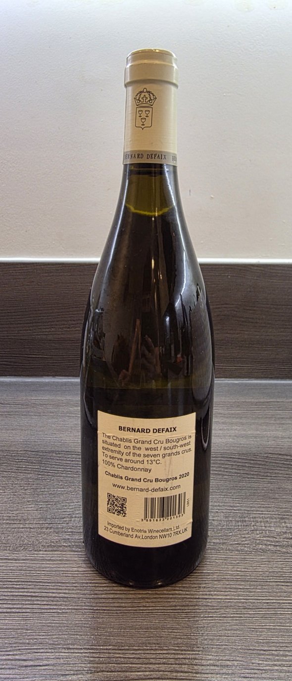 Bernard Defaix, Chablis Grand Cru, Bougros